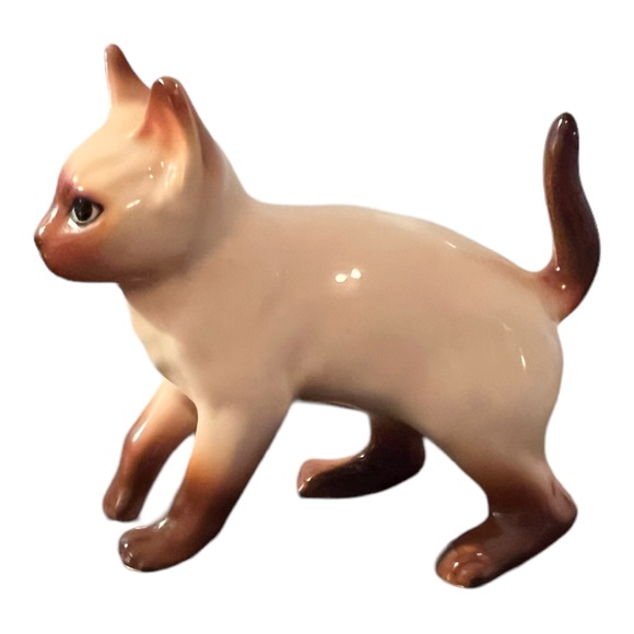 Vintage Mid-Century Siamese Playful Cat Figurine - Picture 4 of 9